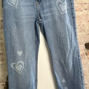 Women's Hollister Heart Pattern Jeans
